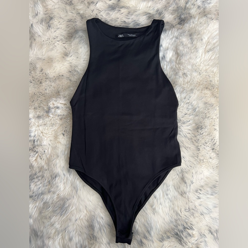 Zara black bodysuit